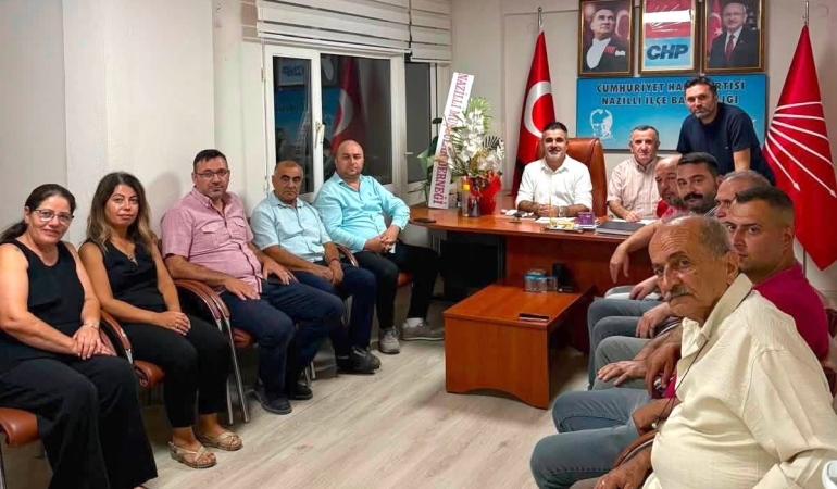 CHP Nazilli İlçe Örgütü’nün yeni yönetimi resmen tescillendi