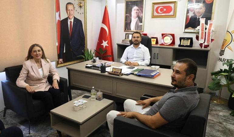 Nazilli Kaymakamı Kan, AK Parti İlçe Başkanı Gürbüz’ü ziyaret etti