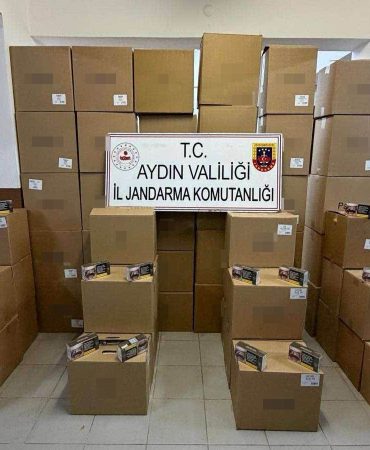 Köşk’te kaçak tütün operasyonu: 630 bin makaron ele geçirildi