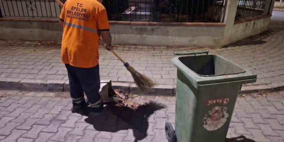 Efeler Belediyesi temizlik çalışmalarını sürdürüyor