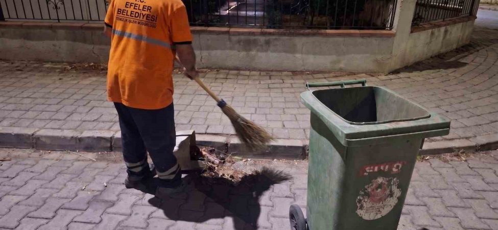 Efeler Belediyesi temizlik çalışmalarını sürdürüyor