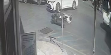 Otomobil ile motosiklet çarpıştı: 1 yaralı