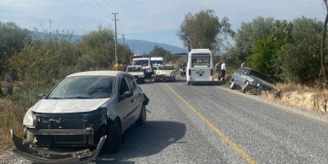 Bozdoğan’da zincirleme trafik kazası: 2 yaralı