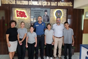 Yenipazar’da öğrenciler Emniyet Amirliği’nde ağırlandı