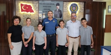 Yenipazar’da öğrenciler Emniyet Amirliği’nde ağırlandı