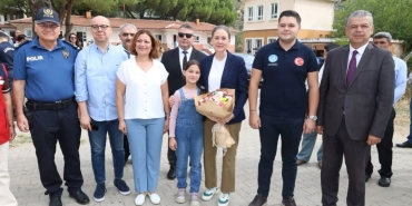 Nazilli Kaymakamı Kan öğrenciler ve öğretmenlerle bir araya geldi
