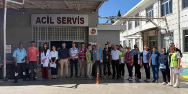 AYDIN’DA HASTANE PERSONELİ DEPREM SENARYOSUYLA AFET HAZIRLIĞINI TEST ETTİ