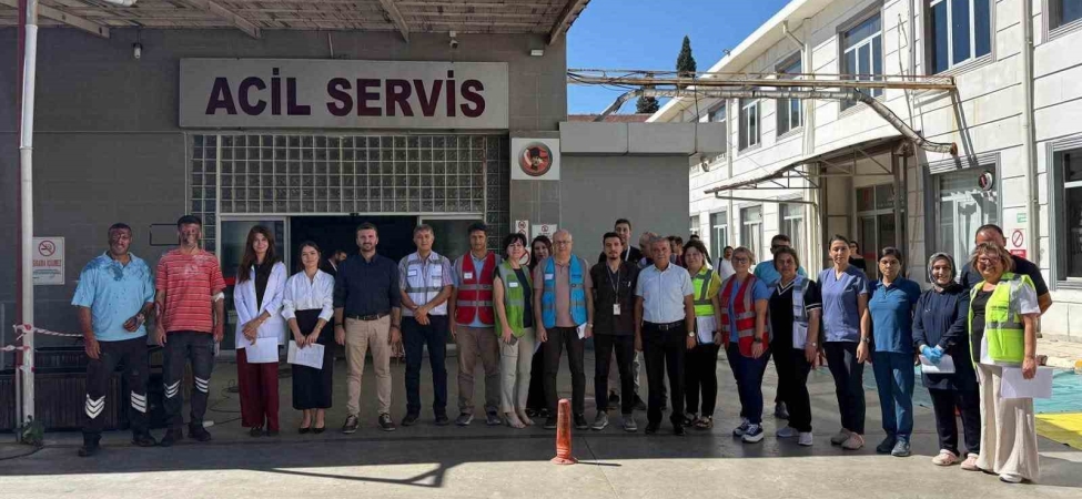 AYDIN’DA HASTANE PERSONELİ DEPREM SENARYOSUYLA AFET HAZIRLIĞINI TEST ETTİ