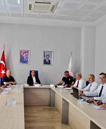 ÇİNE’DE YENİ EĞİTİM YILI ÖNCESİ OKUL GÜVENLİĞİ TOPLANTISI
