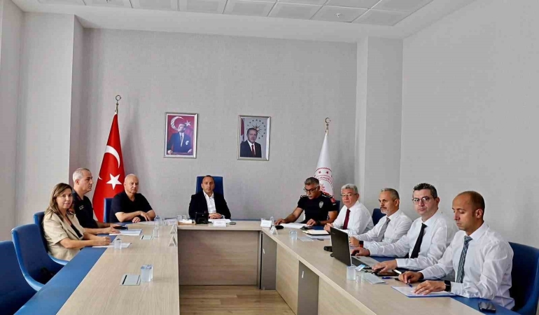 ÇİNE’DE YENİ EĞİTİM YILI ÖNCESİ OKUL GÜVENLİĞİ TOPLANTISI