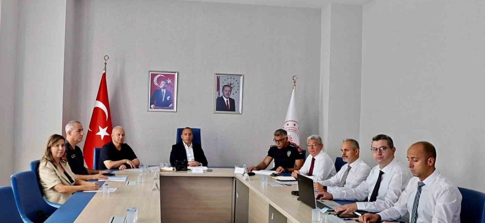 ÇİNE’DE YENİ EĞİTİM YILI ÖNCESİ OKUL GÜVENLİĞİ TOPLANTISI
