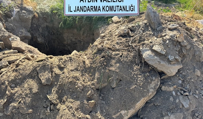 SÖKE’DE İZİNSİZ KAZI YAPAN 5 ŞÜPHELİ SUÇÜSTÜ YAKALANDI